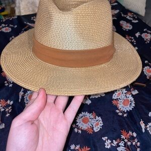 Stylish Tan Fedora Hat for women
